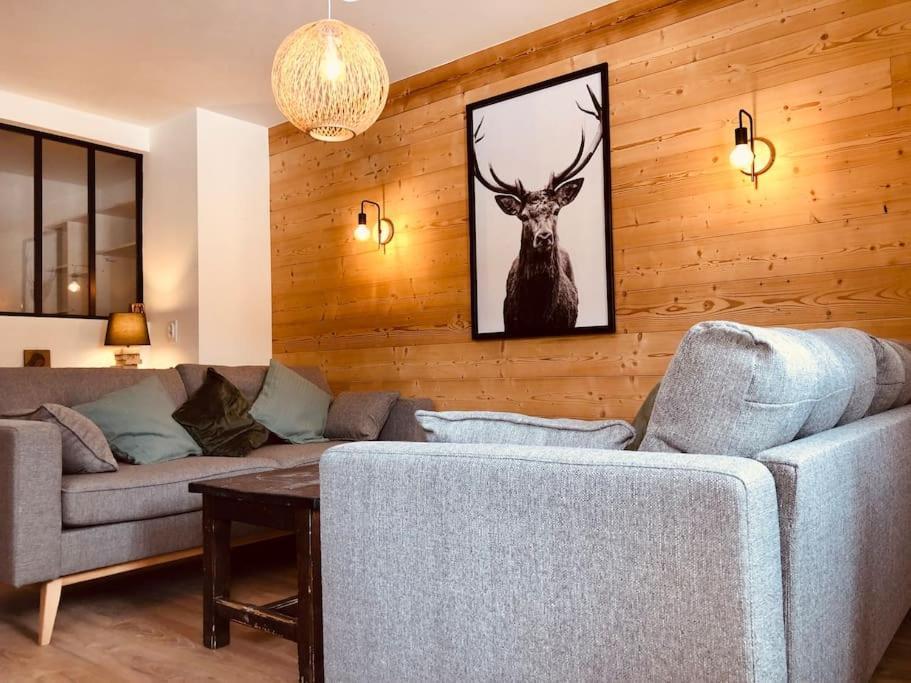 Appartement T4 8 Couchages Spacieux Et Cosy Au Pied Des Pistes Génos Dış mekan fotoğraf